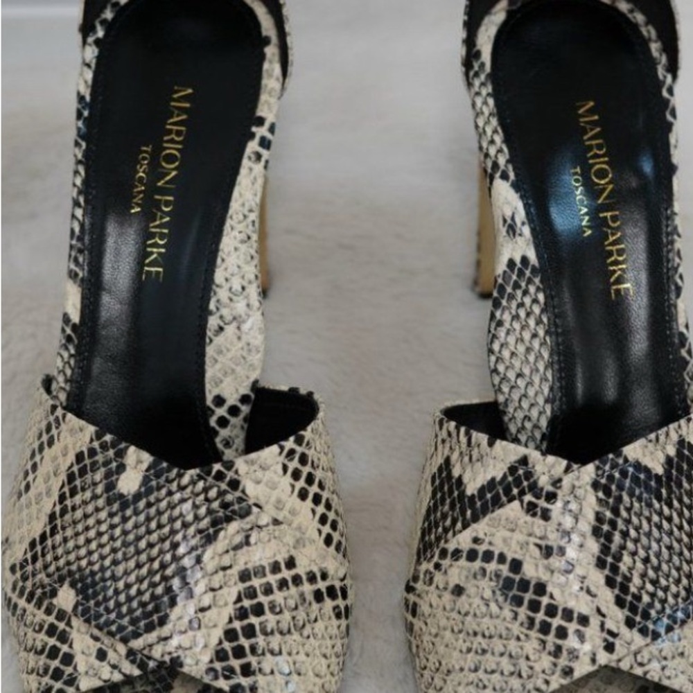 Marion Parke -  Womens Leah Dress Sandals Suede Heels 8.5M
